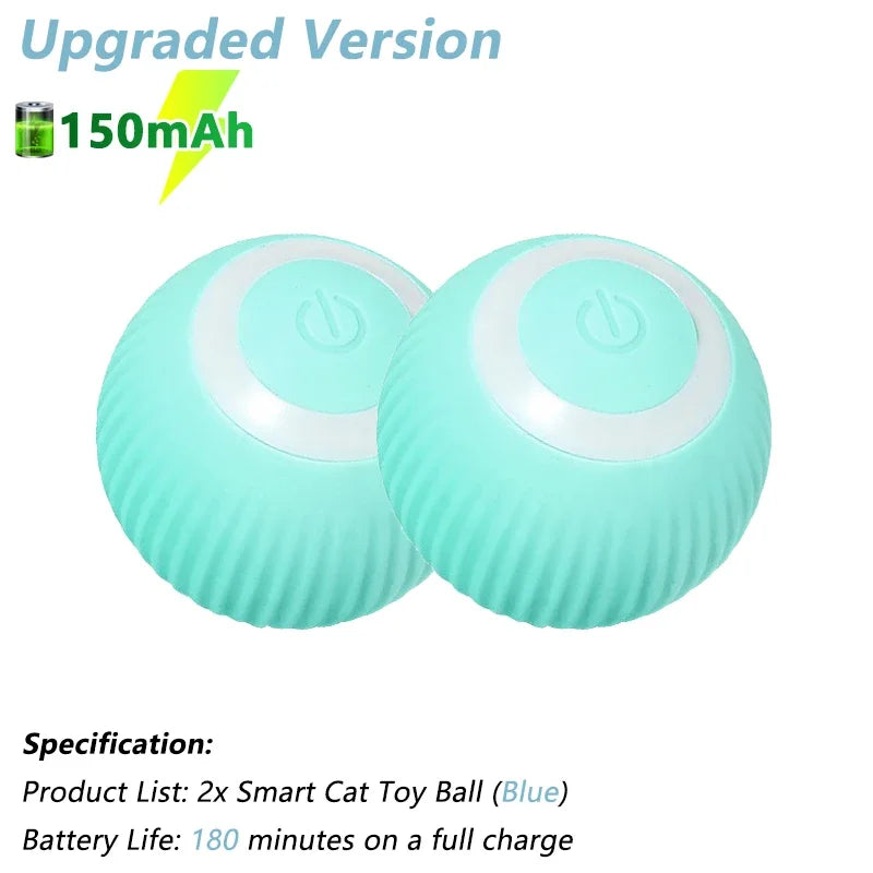 Smart Interactive Electric Rolling Ball Toy for Cats - Engaging Rotating Game for Endless Fun!