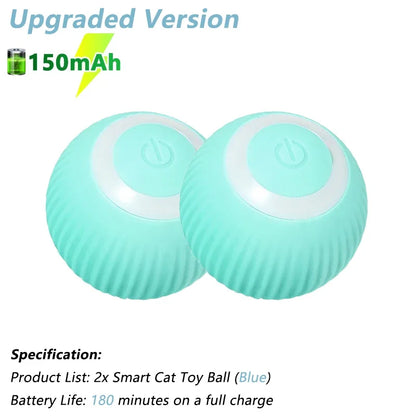 Smart Interactive Electric Rolling Ball Toy for Cats - Engaging Rotating Game for Endless Fun!