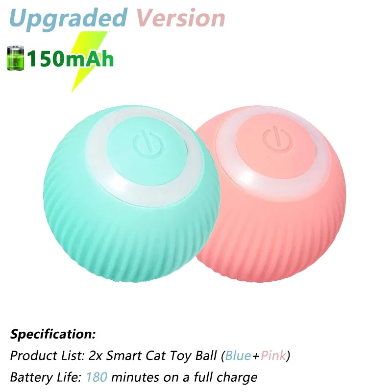 Smart Interactive Electric Rolling Ball Toy for Cats - Engaging Rotating Game for Endless Fun!