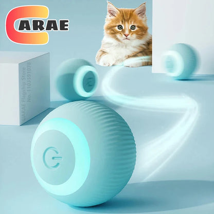 Smart Interactive Electric Rolling Ball Toy for Cats - Engaging Rotating Game for Endless Fun!