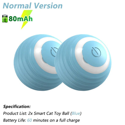 Smart Interactive Electric Rolling Ball Toy for Cats - Engaging Rotating Game for Endless Fun!