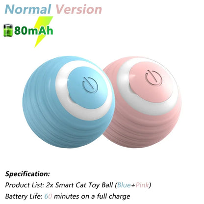 Smart Interactive Electric Rolling Ball Toy for Cats - Engaging Rotating Game for Endless Fun!