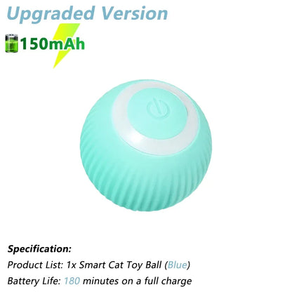 Smart Interactive Electric Rolling Ball Toy for Cats - Engaging Rotating Game for Endless Fun!