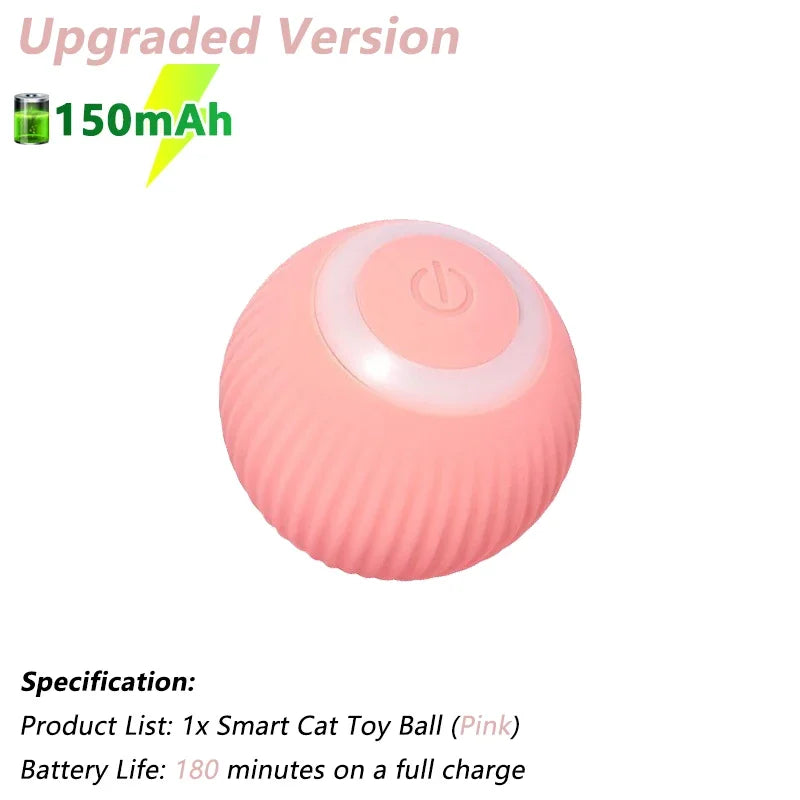 Smart Interactive Electric Rolling Ball Toy for Cats - Engaging Rotating Game for Endless Fun!