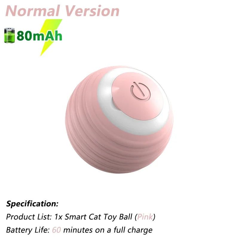 Smart Interactive Electric Rolling Ball Toy for Cats - Engaging Rotating Game for Endless Fun!