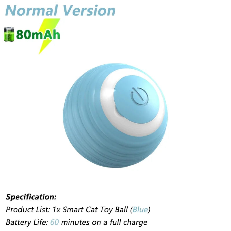 Smart Interactive Electric Rolling Ball Toy for Cats - Engaging Rotating Game for Endless Fun!