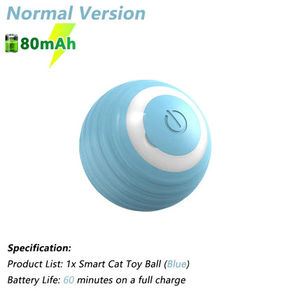 Smart Interactive Electric Rolling Ball Toy for Cats - Engaging Rotating Game for Endless Fun!